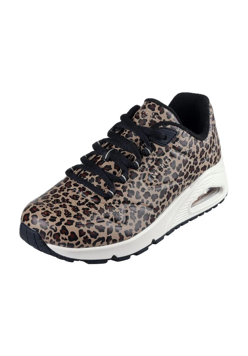 Sneaker mit Leopardenmuster und Luftpolsterung
