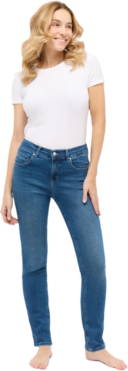 Essenzielle Straight-Leg-Denim-Jeans