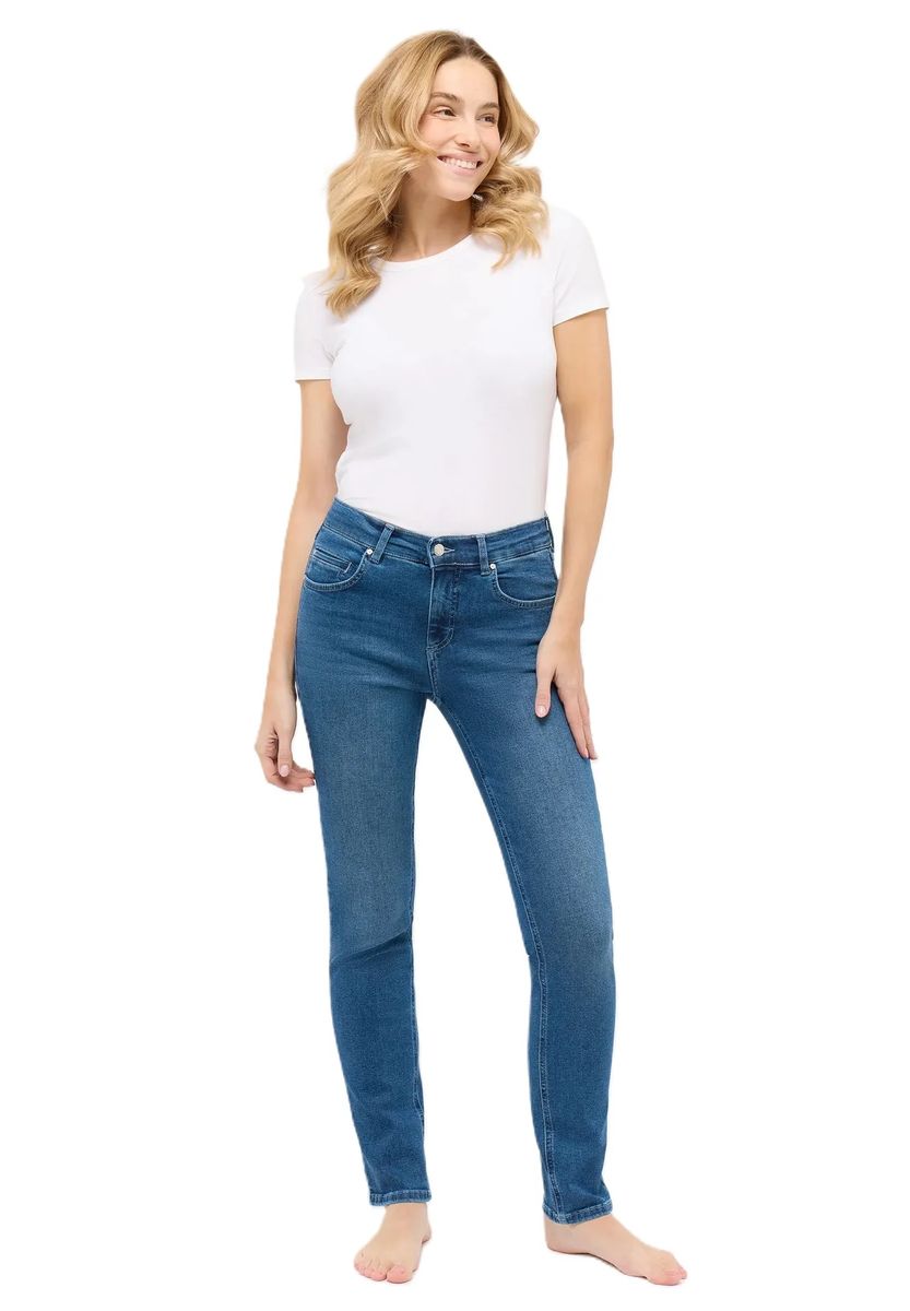 Essenzielle Straight-Leg-Denim-Jeans