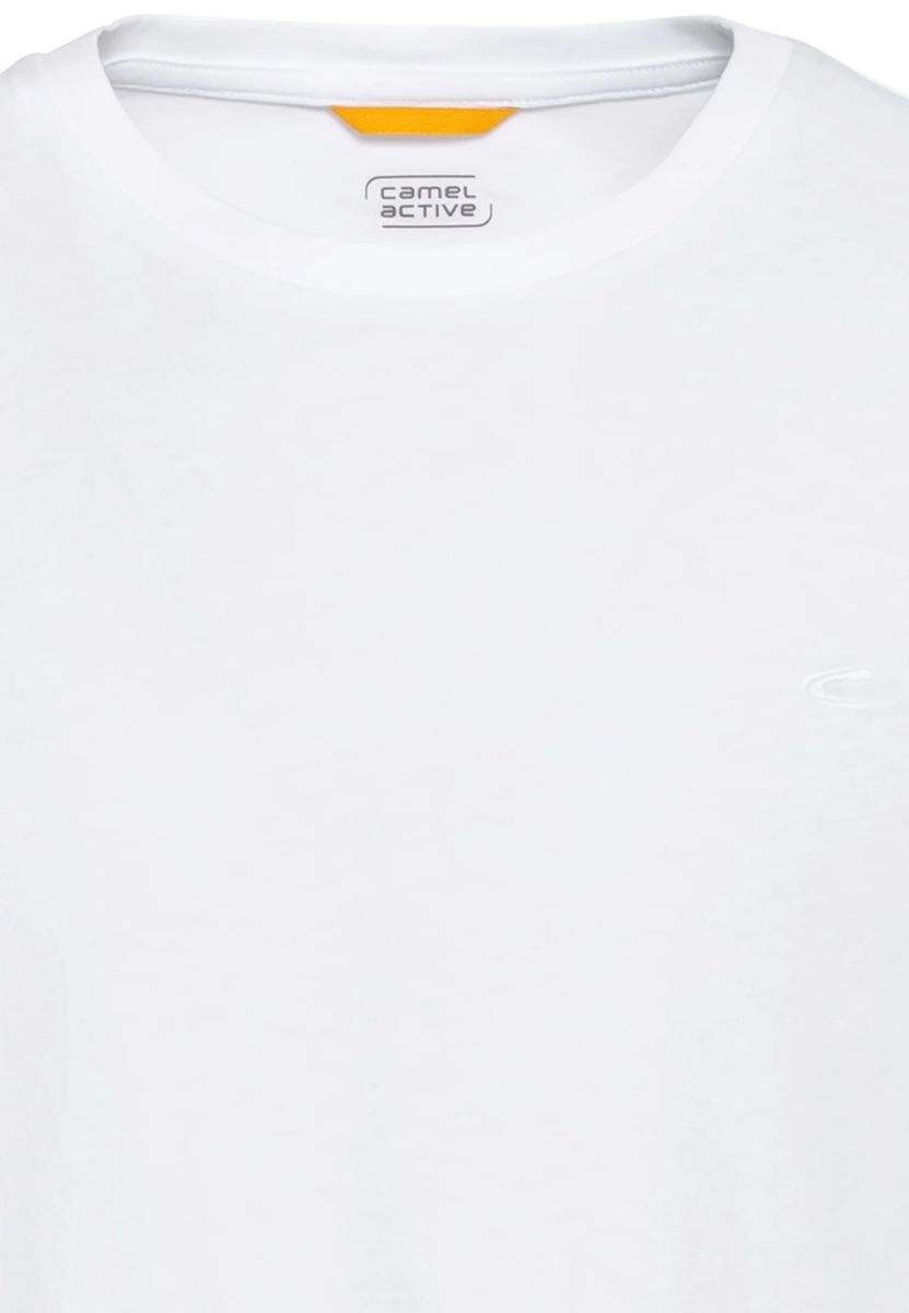 Klassisches Bio-Baumwoll-T-Shirt mit Rundhalsausschnitt