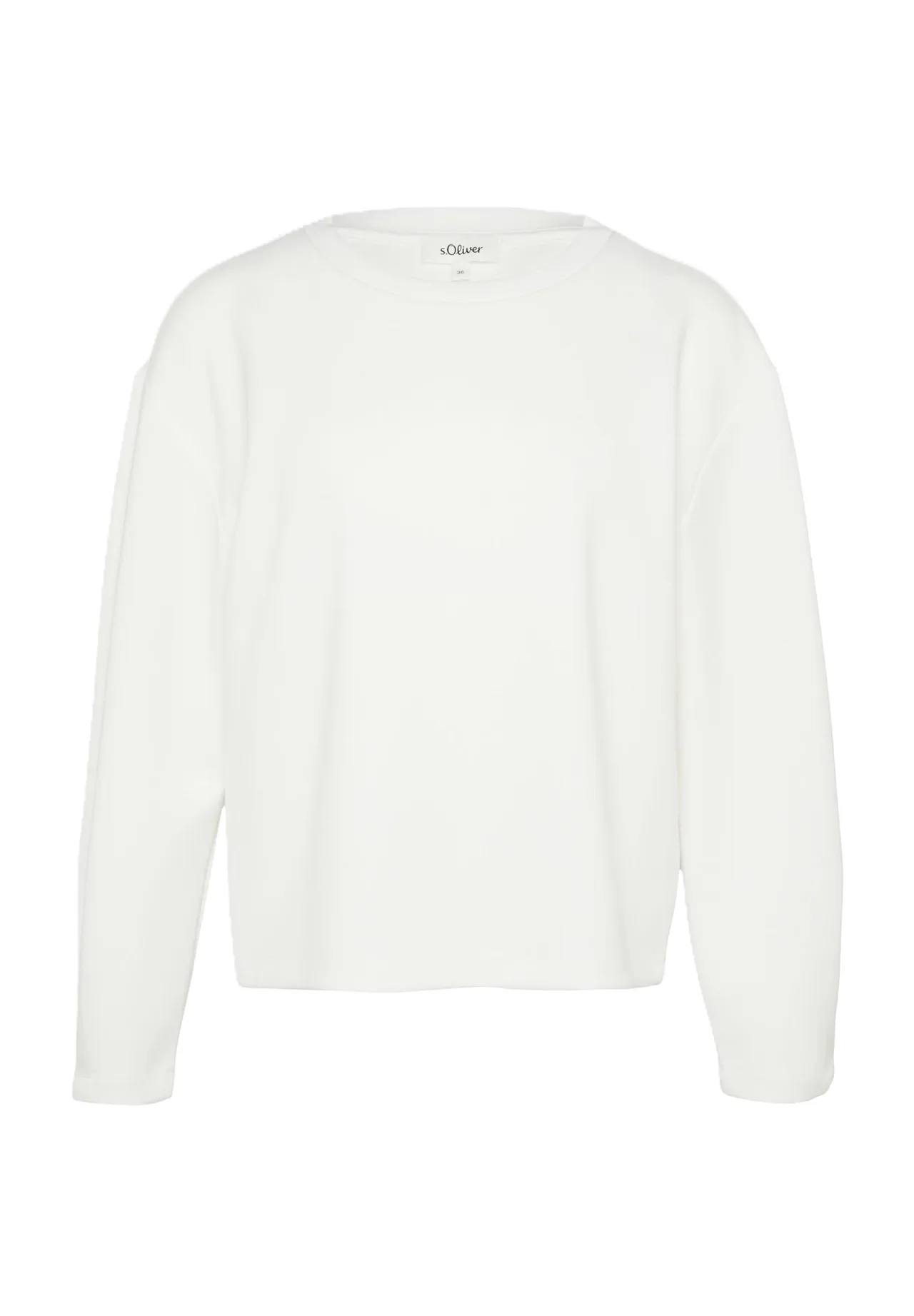 Lockeres Scuba-Sweatshirt aus Modalmix