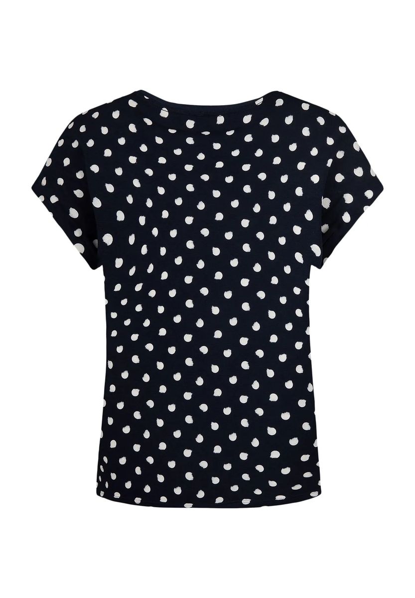 Schlafshirt mit abstraktem Punktmuster