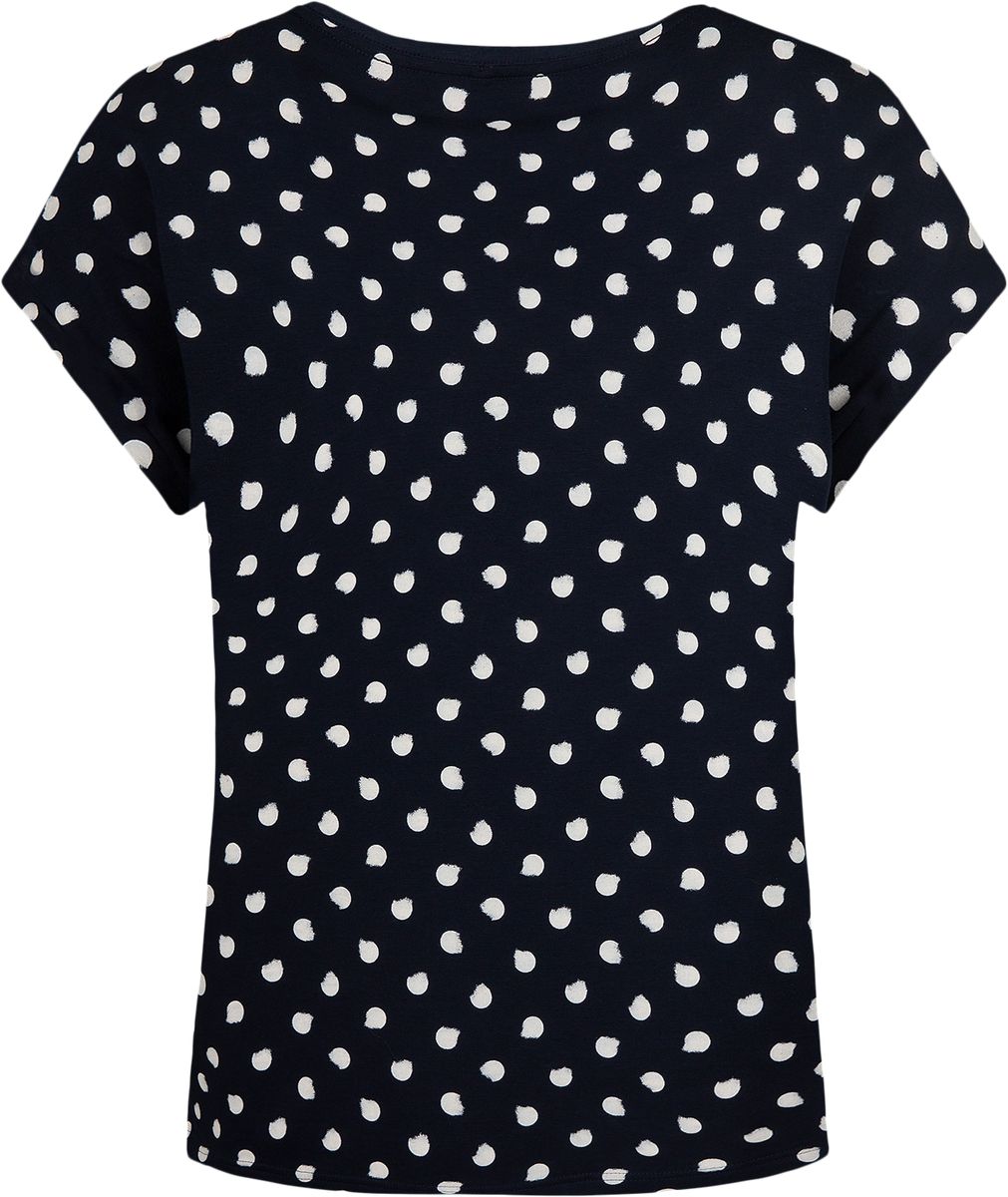Schlafshirt mit abstraktem Punktmuster
