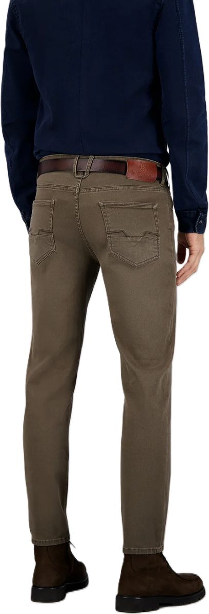 Moderne Tapered 5-Pocket-Baumwollhose