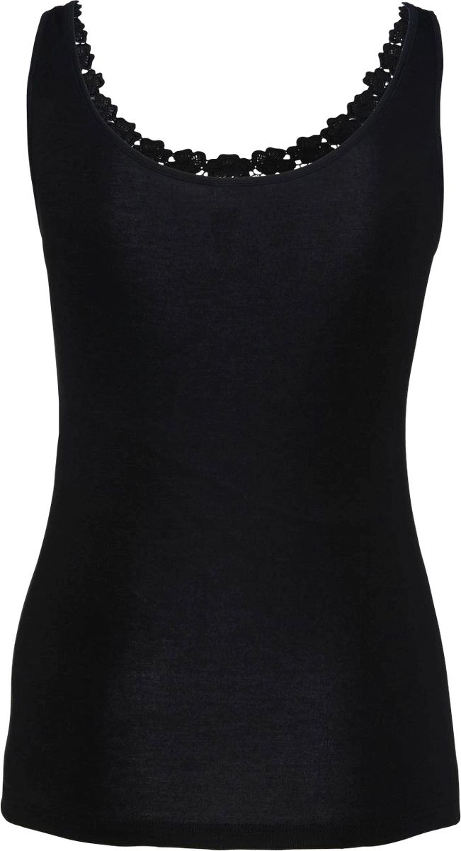 Top mit floralen Spitzendetails