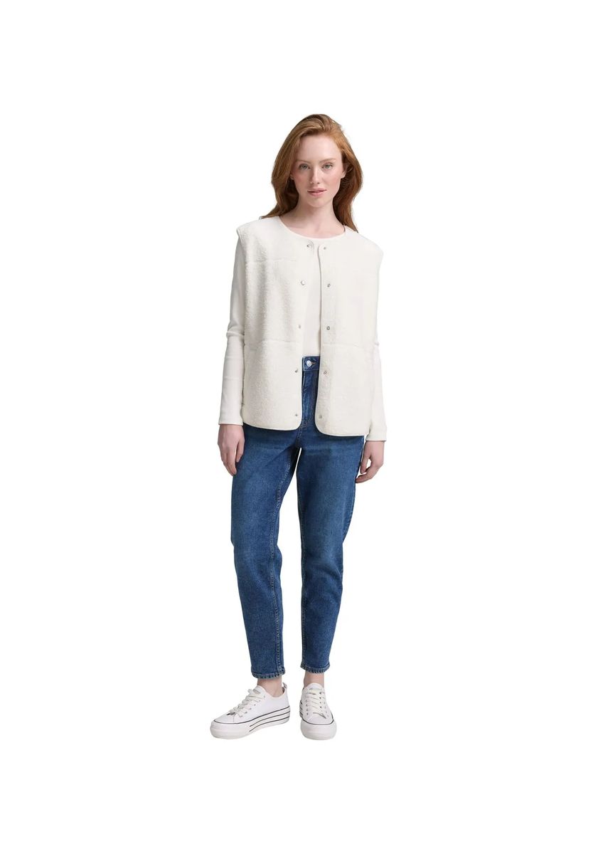 Taillenhohe Mom-Jeans mit Karottenschnitt