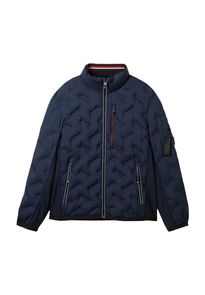 Hybrid-Steppjacke mit Stehkragen