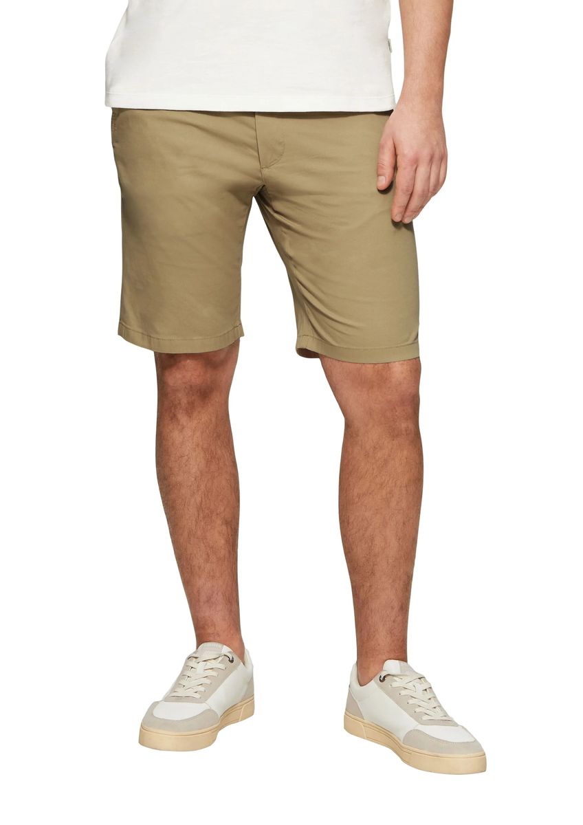 Klassische Chino-Bermuda-Shorts aus Baumwolle