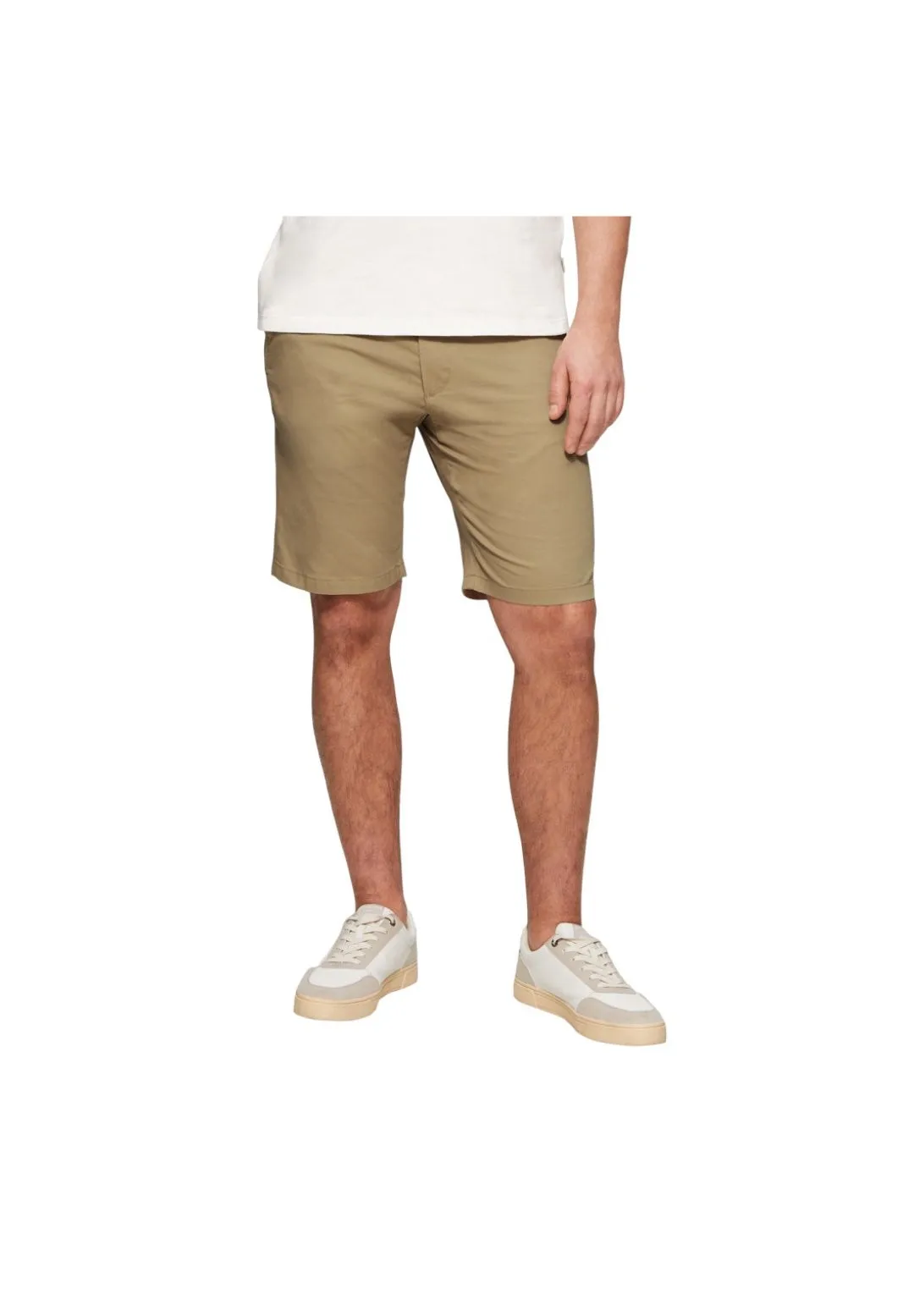 Klassische Chino-Bermuda-Shorts aus Baumwolle