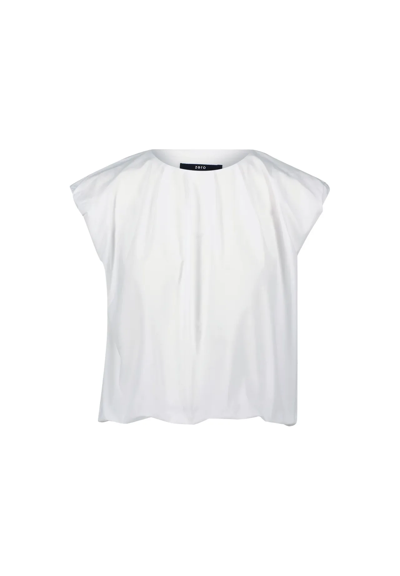 Minimalistisches Top mit Faltendrapierung