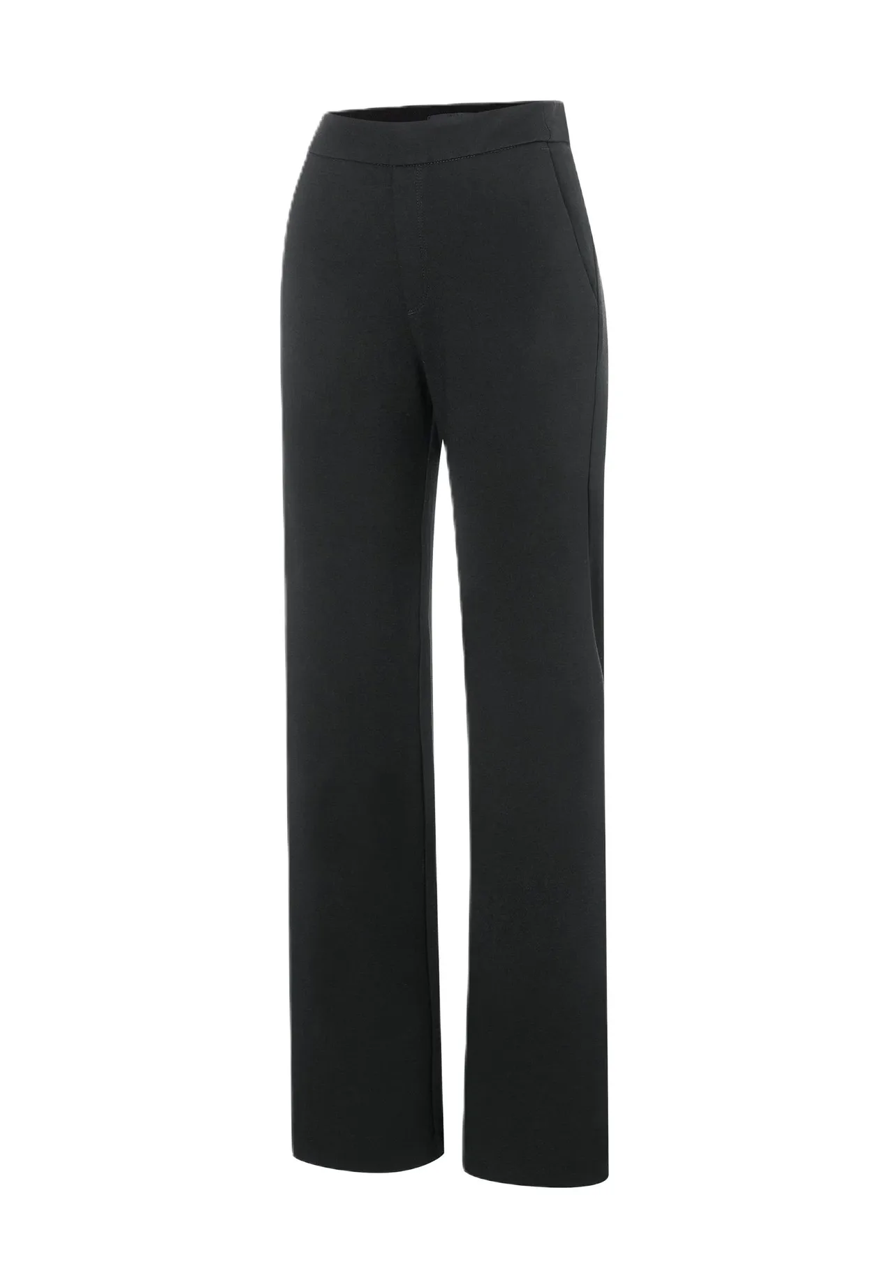 Weite Jerseyhose mit geradem Bein