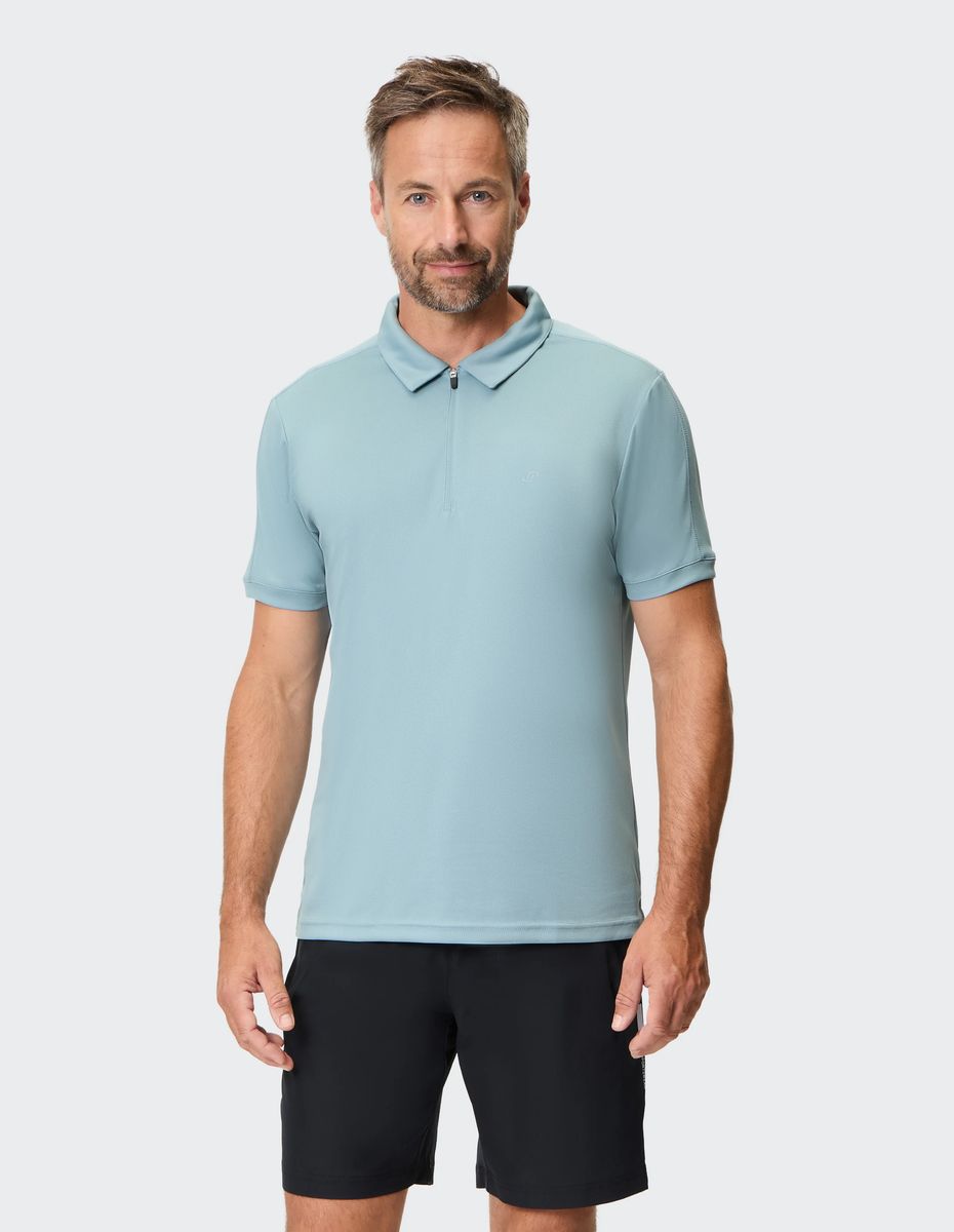 Klassisches Sport-Poloshirt mit Reißverschluss