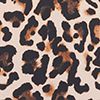 High-Waist-Unterteil mit Leopardenmuster