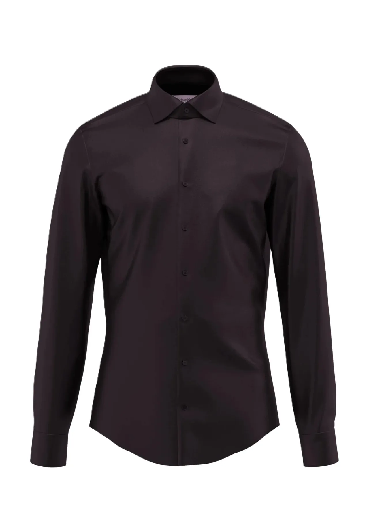 Slim-Fit Baumwoll-Satin Business-Hemd