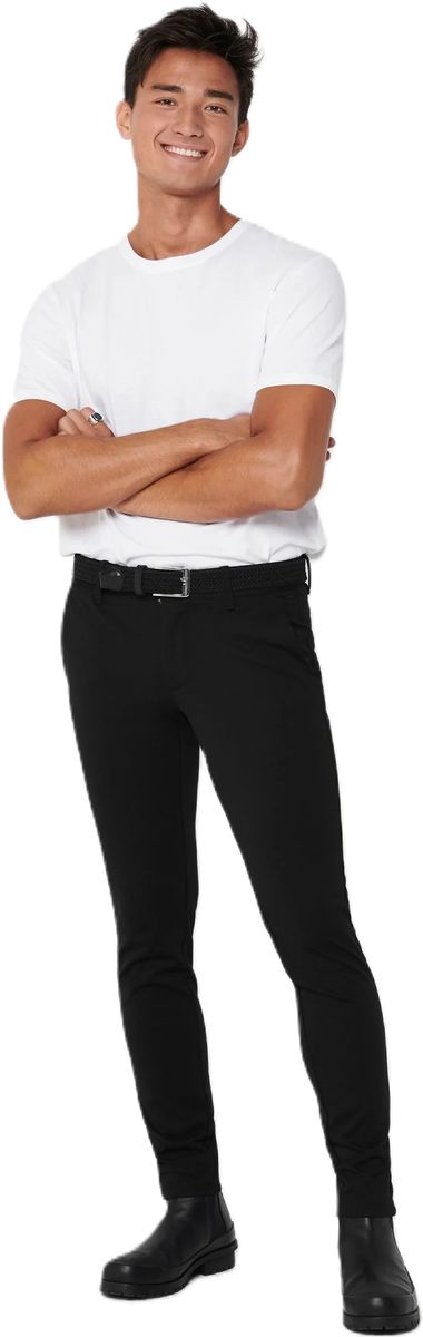 Klassische Slim Fit Chino Hose