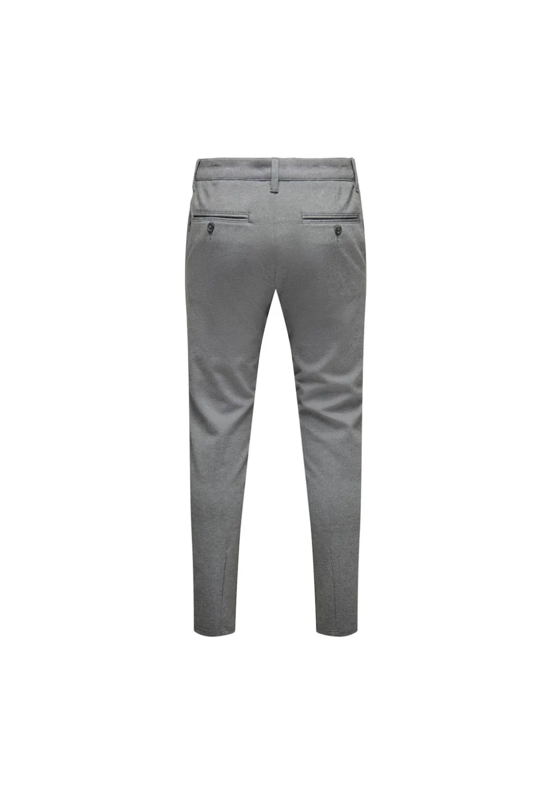 Strukturierte Slim-Fit Chino-Hose