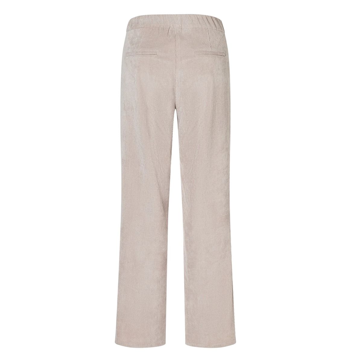 Weite Cordhose mit elastischem Bund