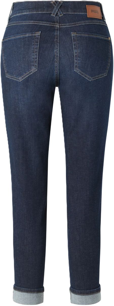 Cropped-Jeans mit fixiertem Beinumschlag