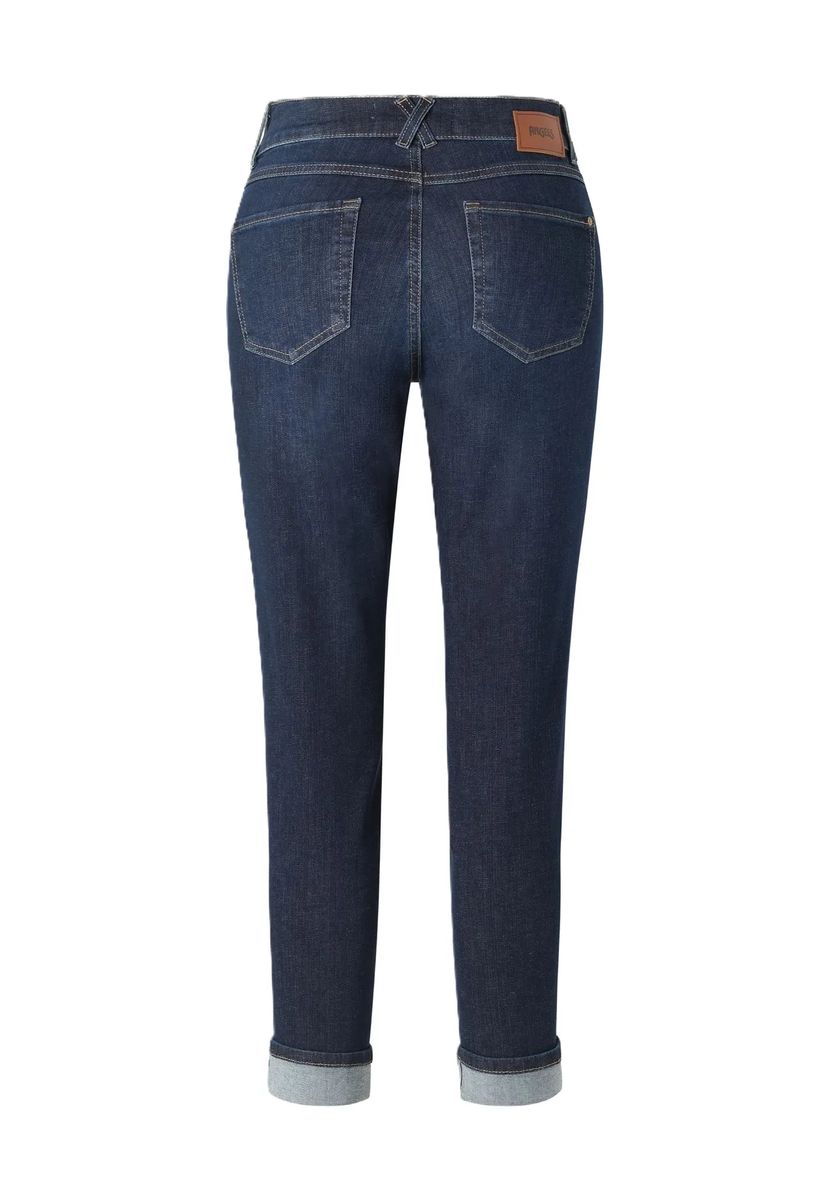 Cropped-Jeans mit fixiertem Beinumschlag