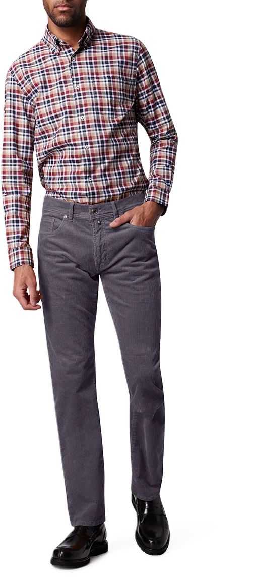 Cordhose im Five-Pocket-Stil mit geradem Bein