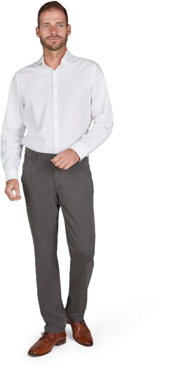 Bequeme Flat-Front Chino-Hose