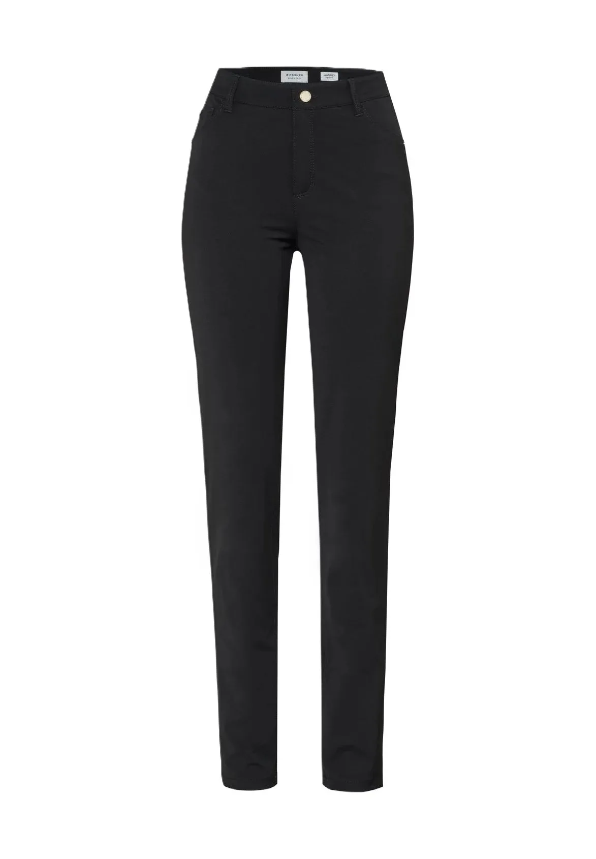 Schmal Geschnittene High-Waist Chino