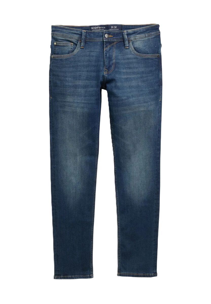Straight-Leg Five-Pocket Jeans