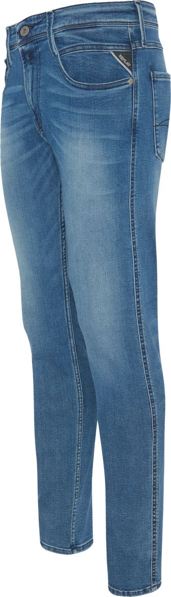 Slim-Fit-Stretch-Jeans in Used-Optik