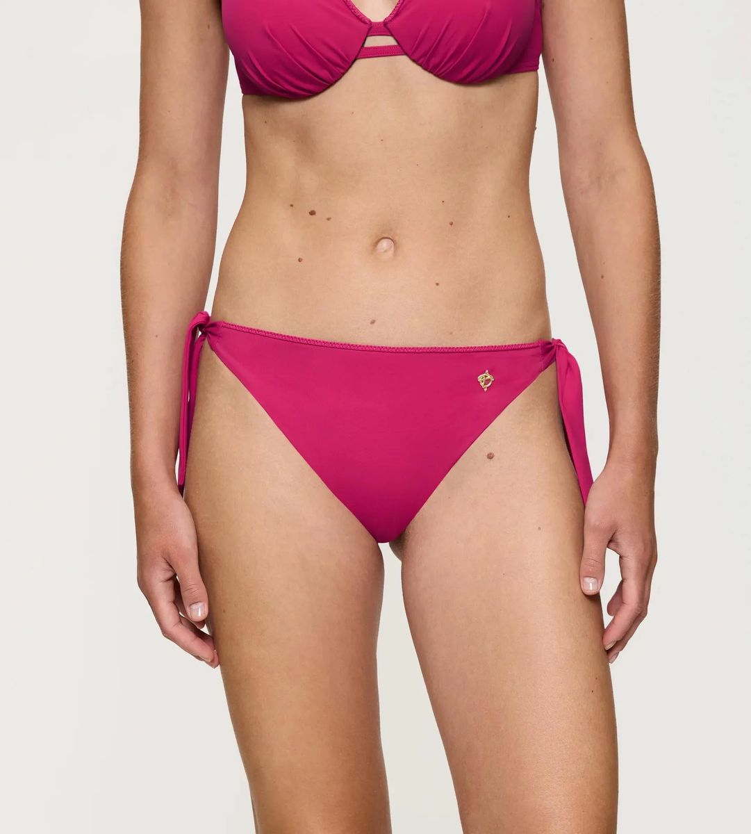 Bikini-Slip mit seitlicher Schnürung