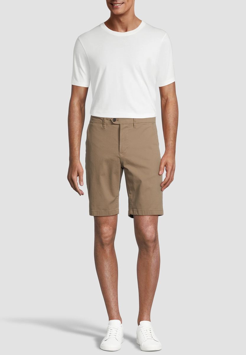 Klassische Chino-Bermudas aus Baumwolle