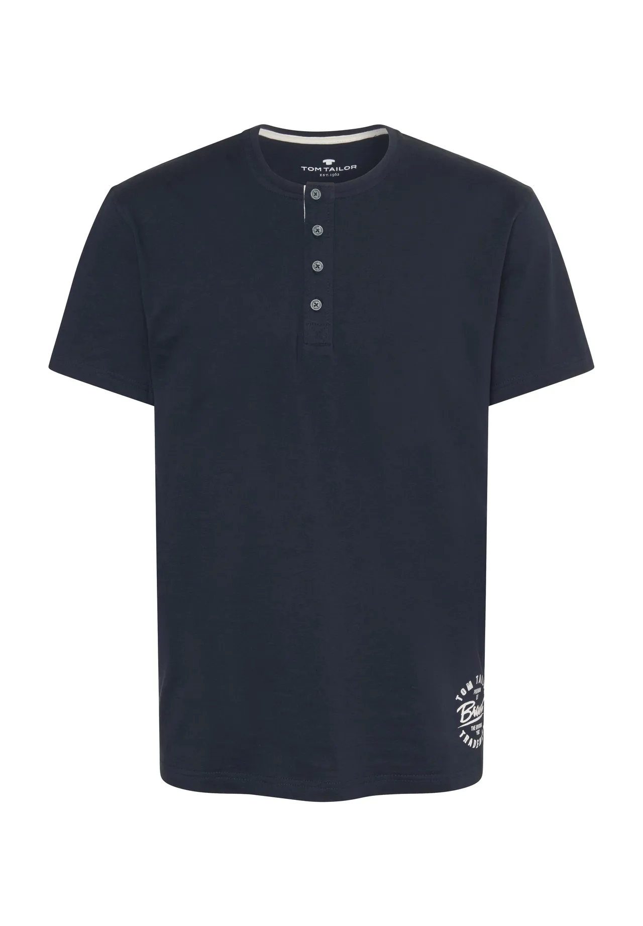 Klassisches Henley-Schlafshirt