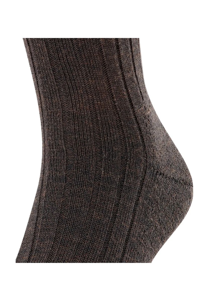 Gerippte Socken aus Merinowolle
