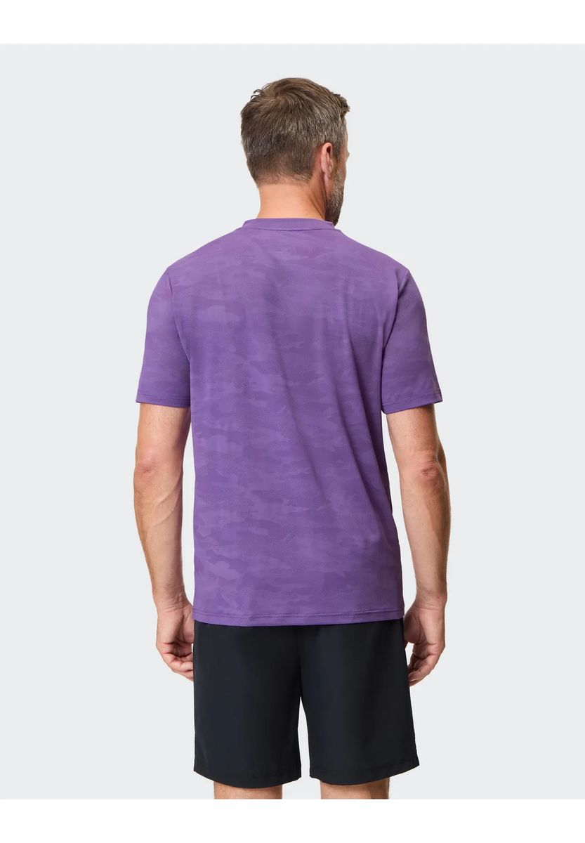 Sport-T-Shirt mit dezentem Camo-Muster
