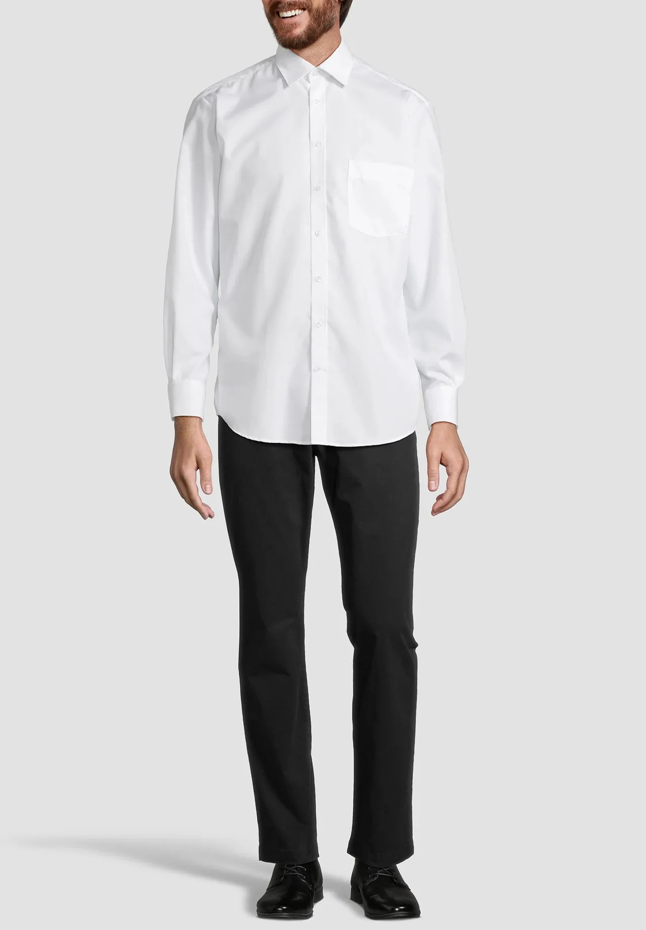 Klassisches Popeline-Hemd Modern Fit