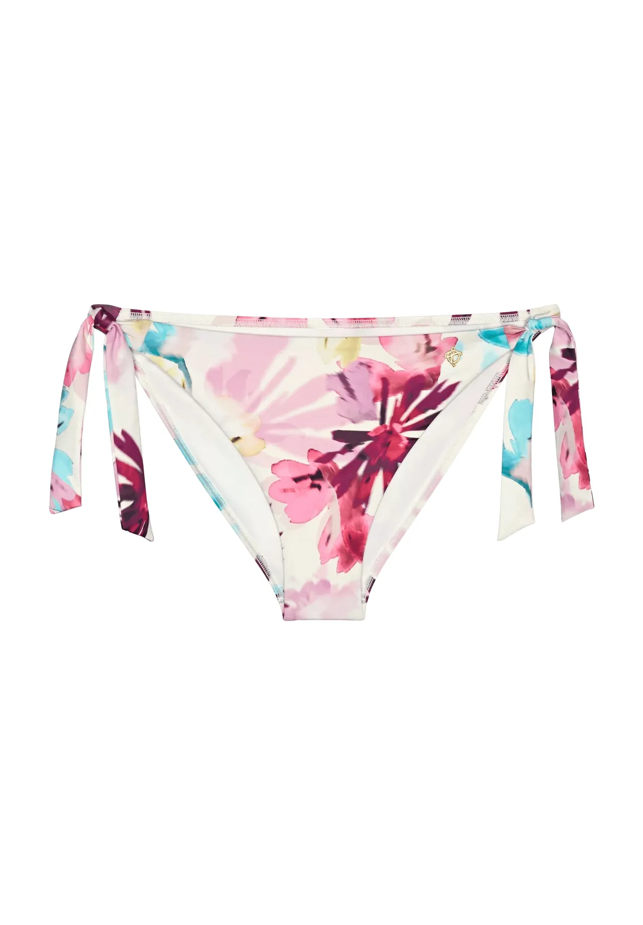 Bikini-Slip mit floralem Print