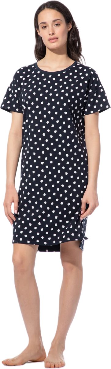 Schlafshirt mit Polka-Dots