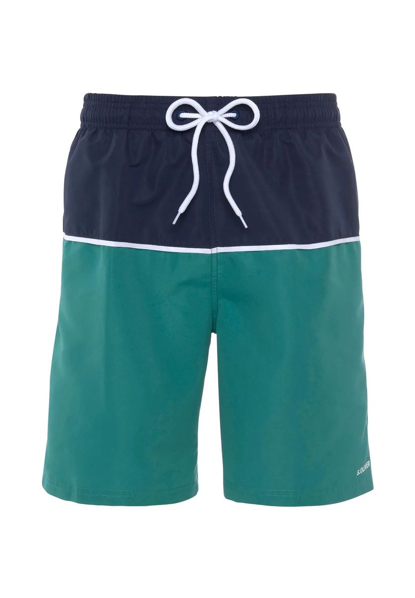 Badeshorts in Colourblocking-Optik