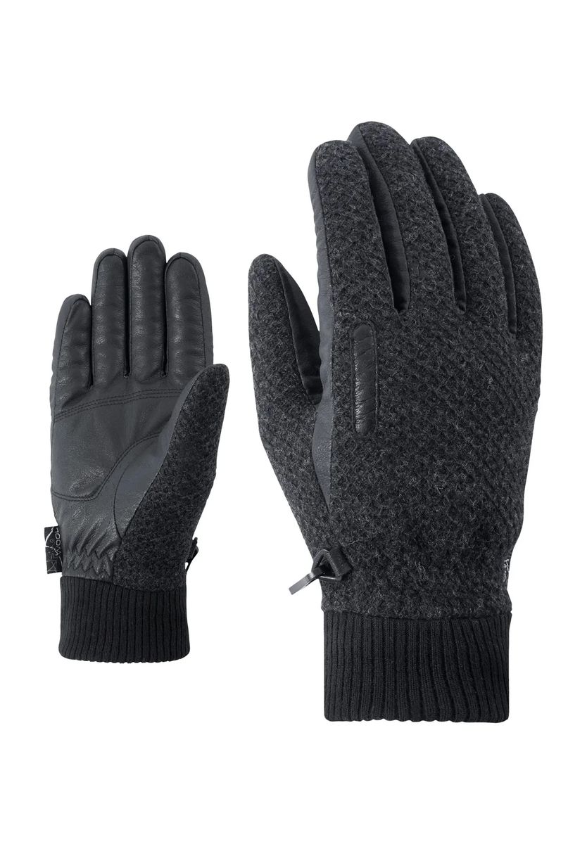 Isolierte Winterhandschuhe mit Wollanteil