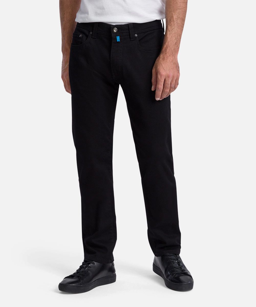 Formbeständige Five-Pocket-Jeans mit mittlerem Bund