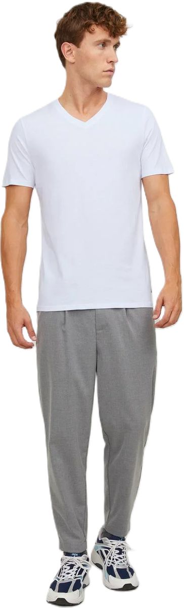 Essentielles V-Ausschnitt Baumwoll-T-Shirt Duo