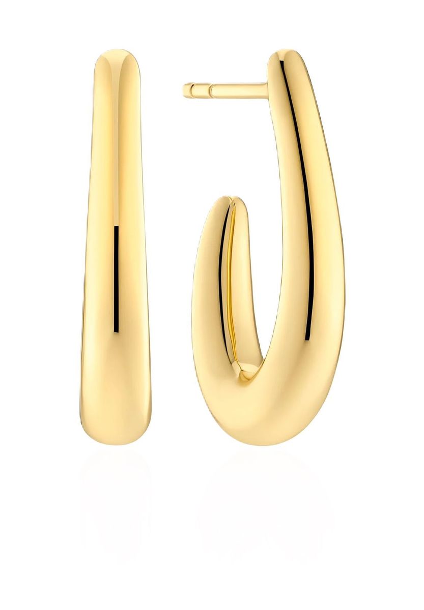 Vergoldete Ohrringe aus Sterlingsilber