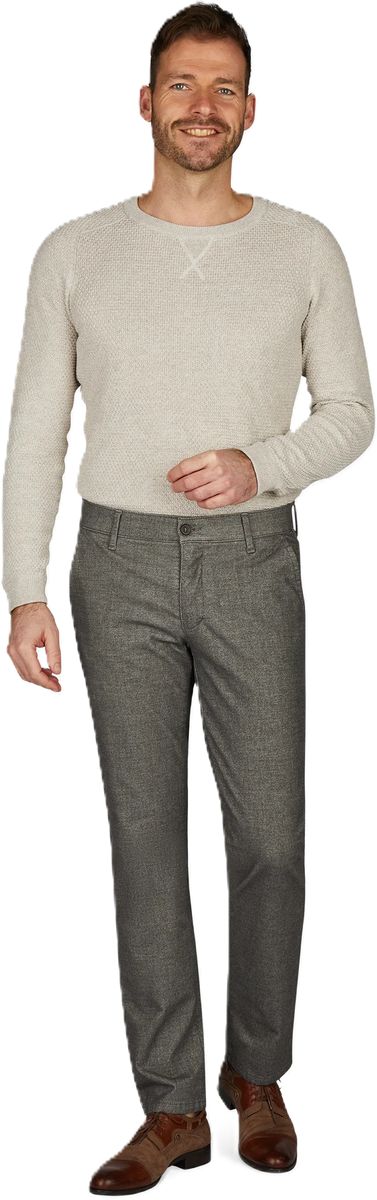 Komfort-Hose in Melange-Optik