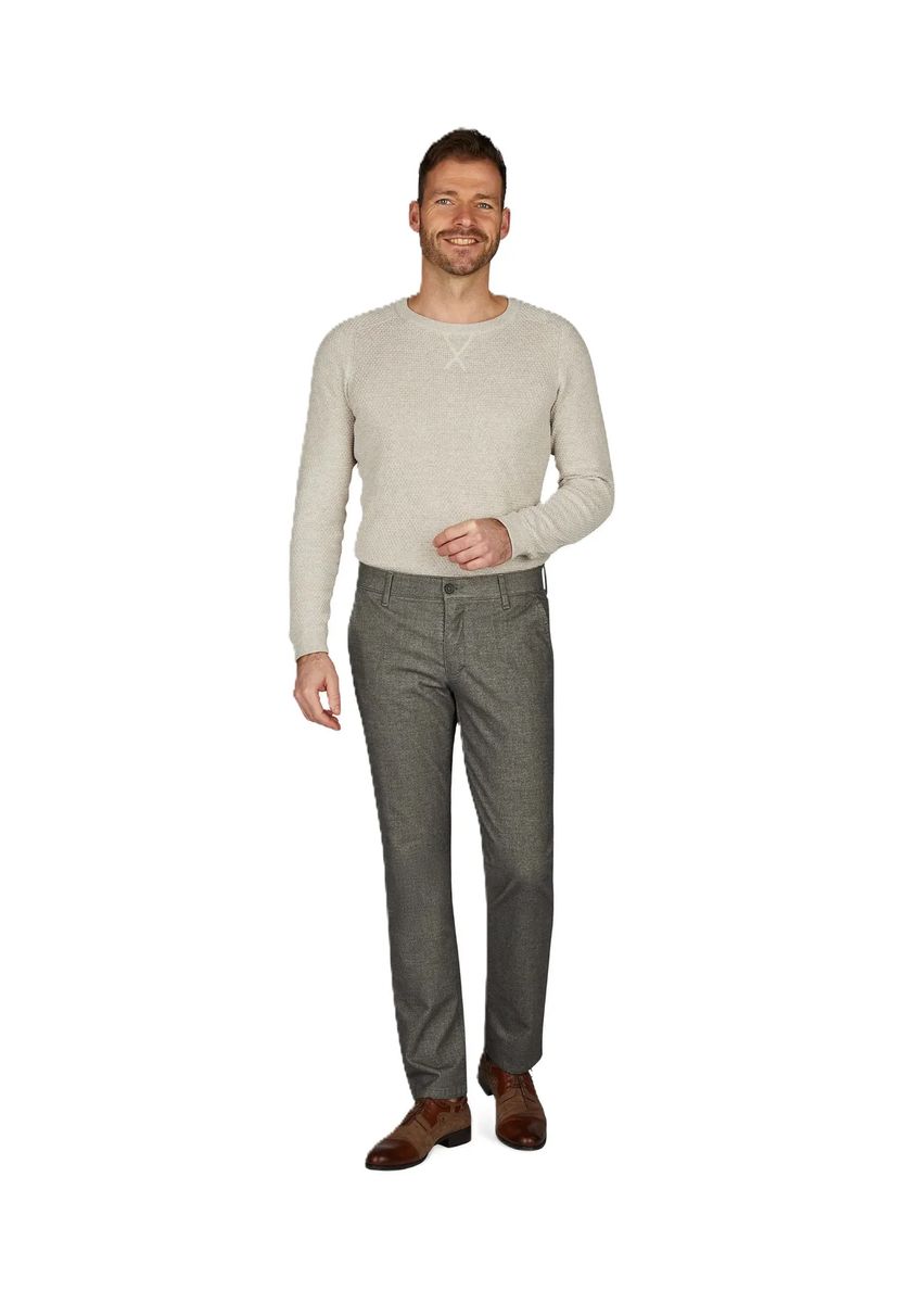 Komfort-Hose in Melange-Optik