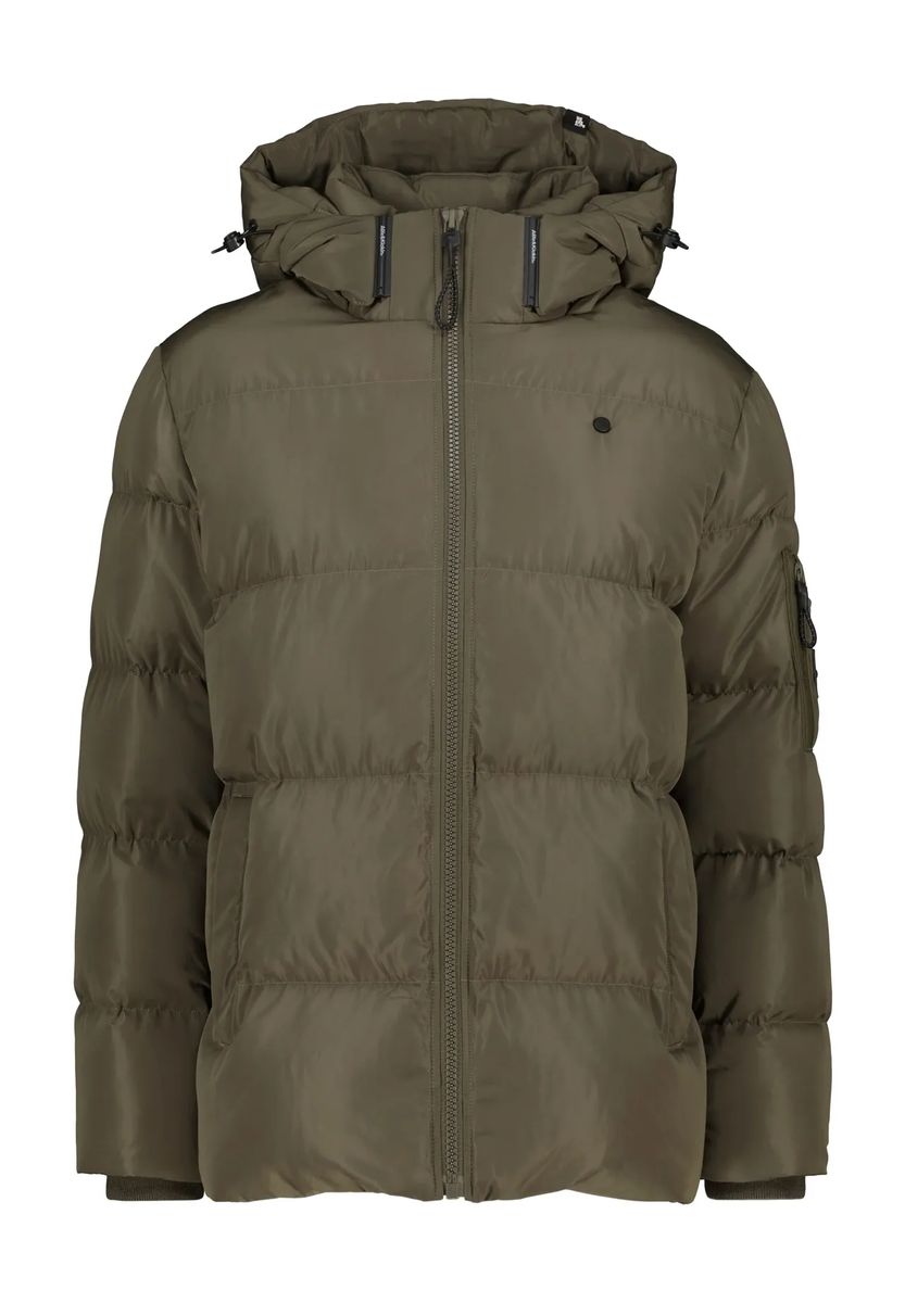 Gesteppte Pufferjacke mit Kapuze