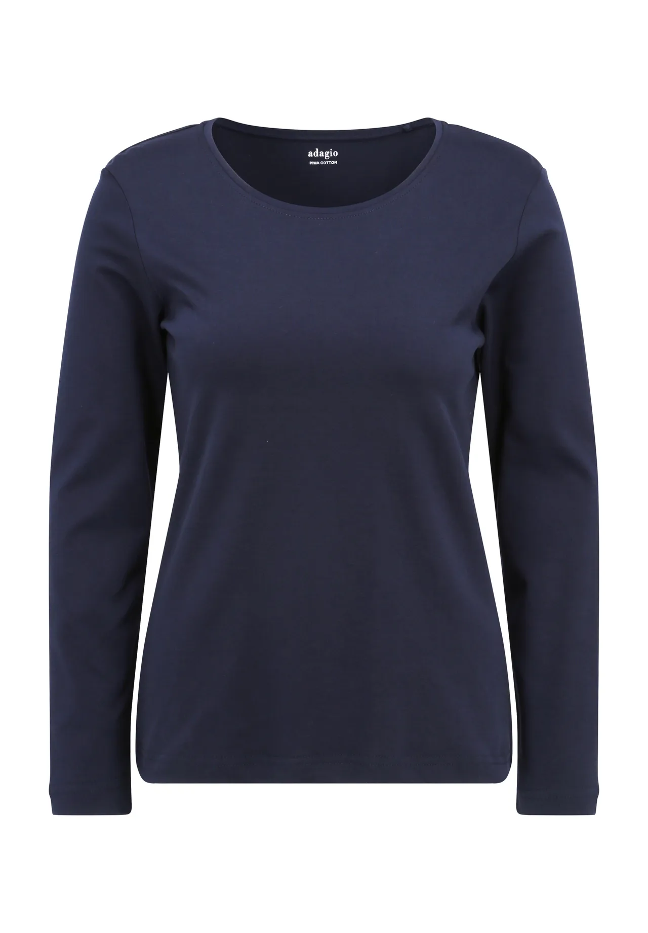 Premium-Langarmshirt aus Pima-Baumwolle