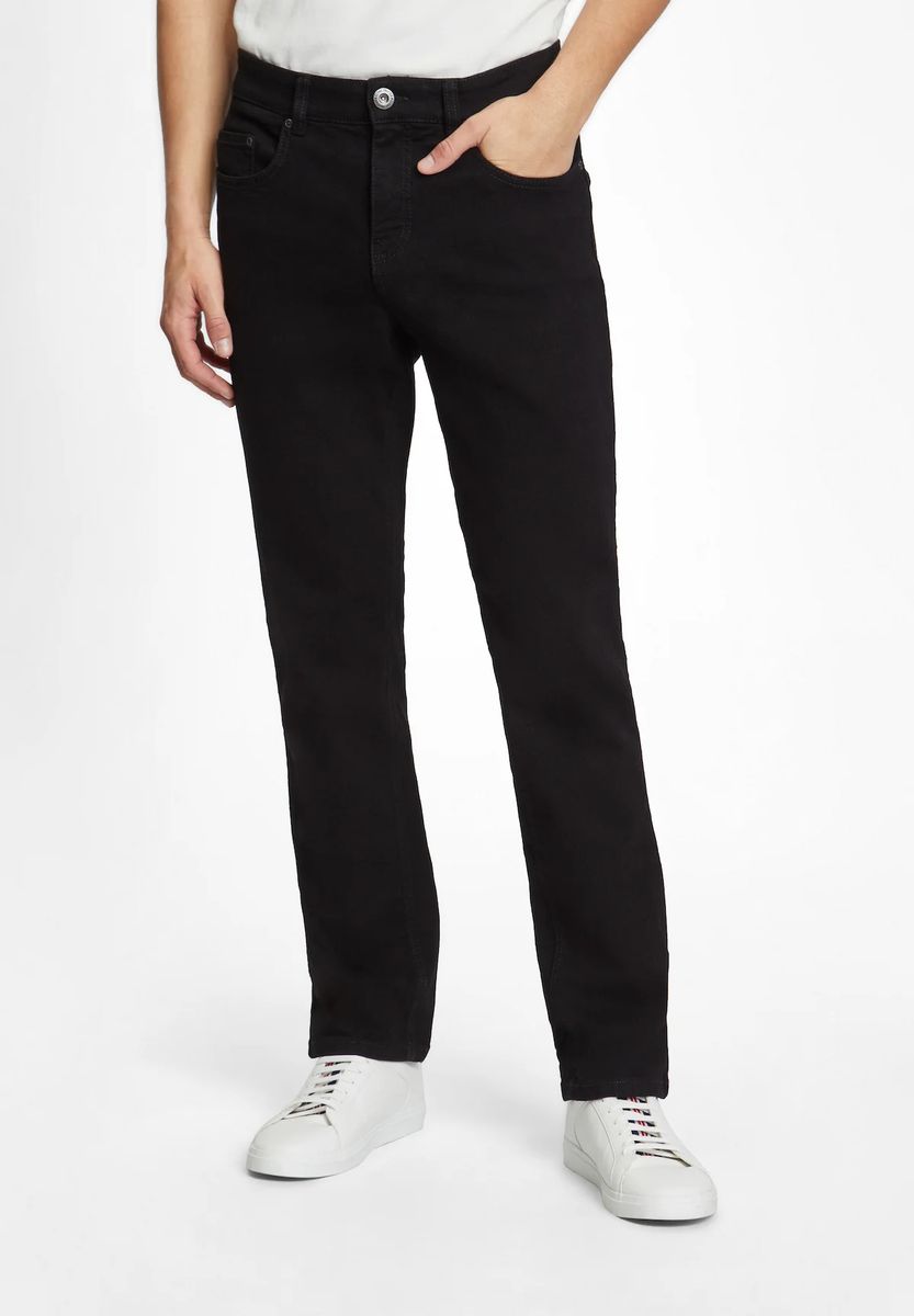Klassische Slim Straight Denim Jeans