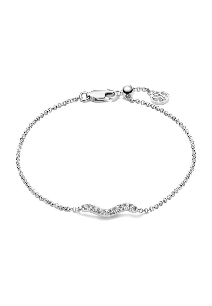 Zartes Sterlingsilber Zirkonia Armband