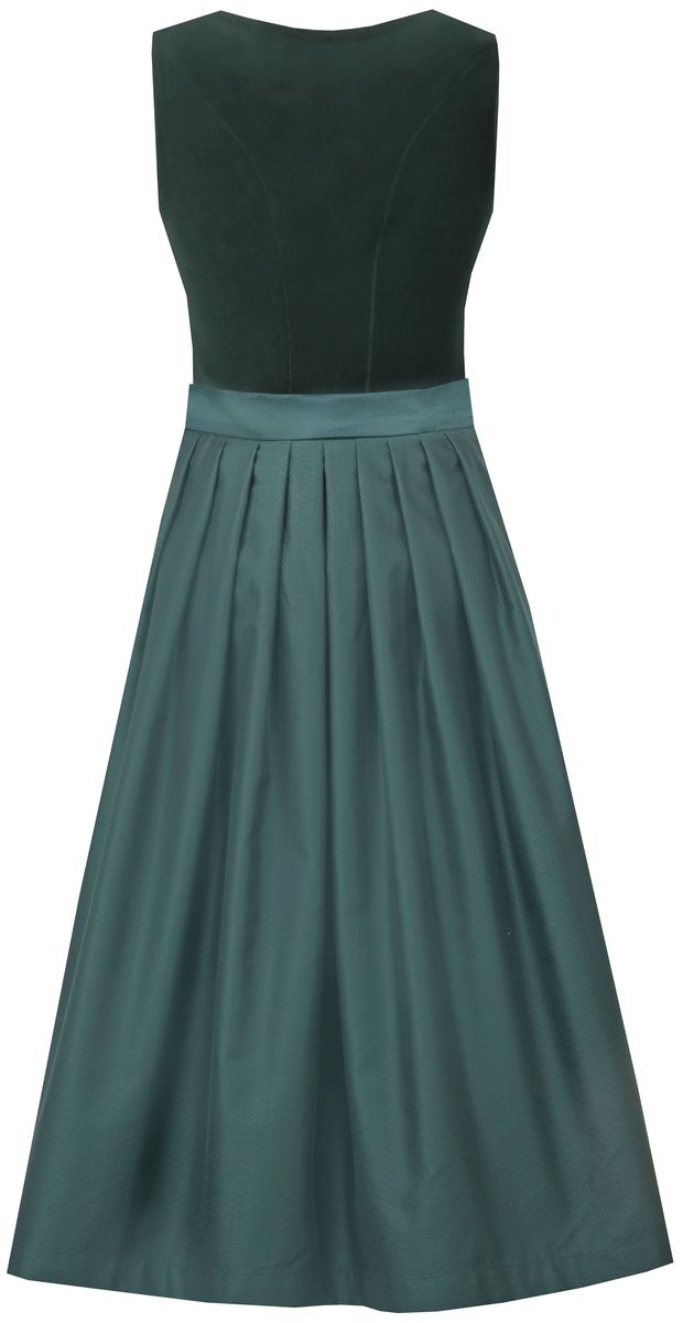 Traditionelles Midi-Dirndl mit Samtmieder