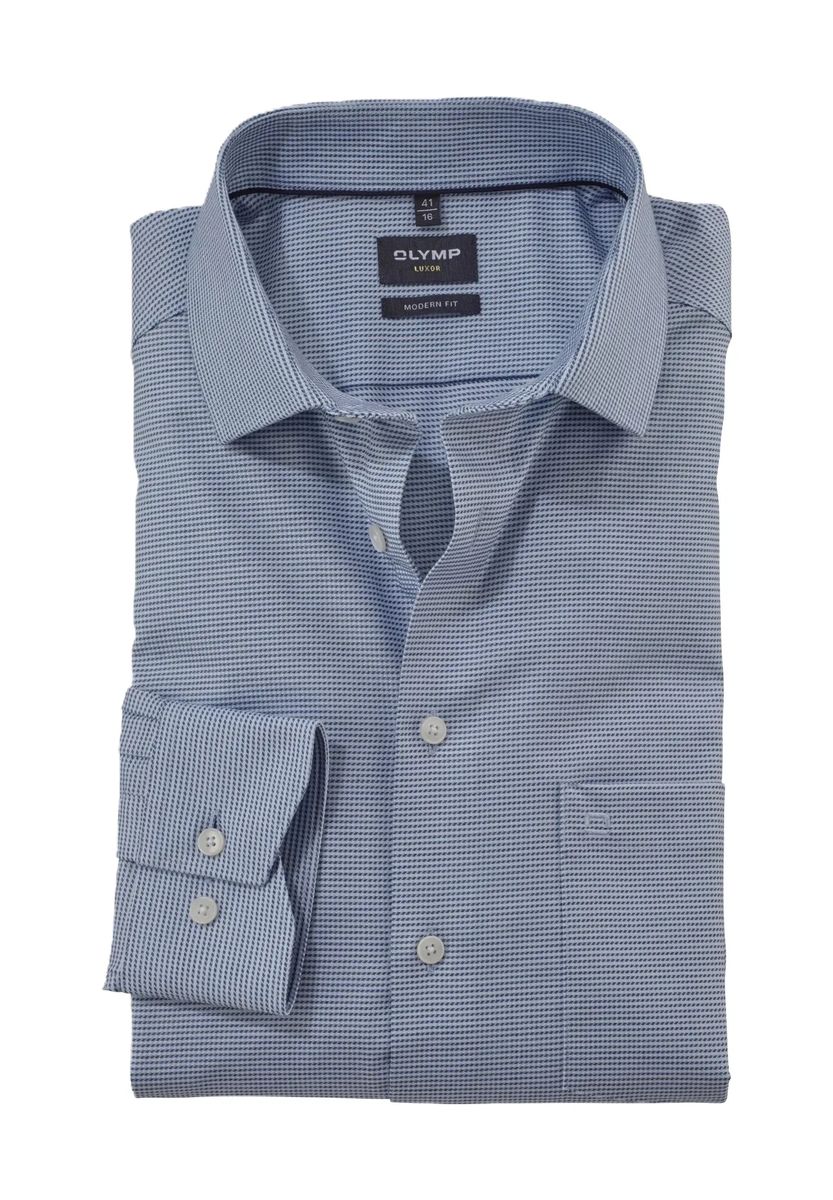 Gemustertes Businesshemd Modern Fit