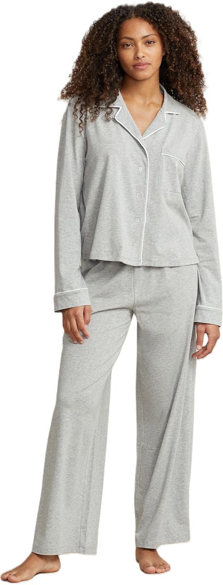 Zweiteiliges Jersey-Schlafanzugset mit Paspeln